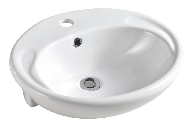 VIRTUE OVAL S/RECESS BASIN ONLY 3TH