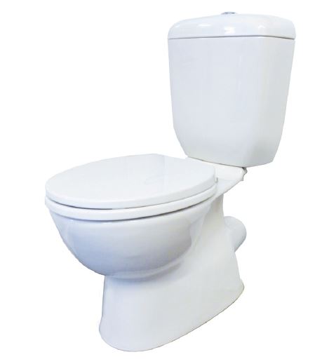 VIRTUE CLOSE COUPLED P TRAP TOILET SUITE