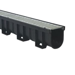 EASYDRAIN POLY CHANNEL W-GAL GRATE 3MT