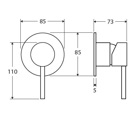 ISABELLA WALL MIXER