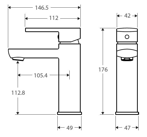 KOKO FIXED BASIN MIXER CP