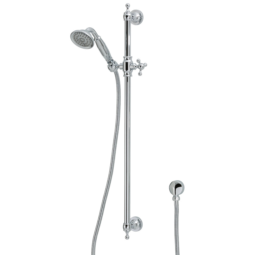 LILLIAN HAND SHOWER W/ RAIL CP