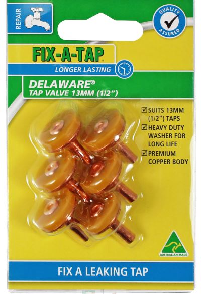 DELAWARE TAP VALVE 13MM 6 PIECE