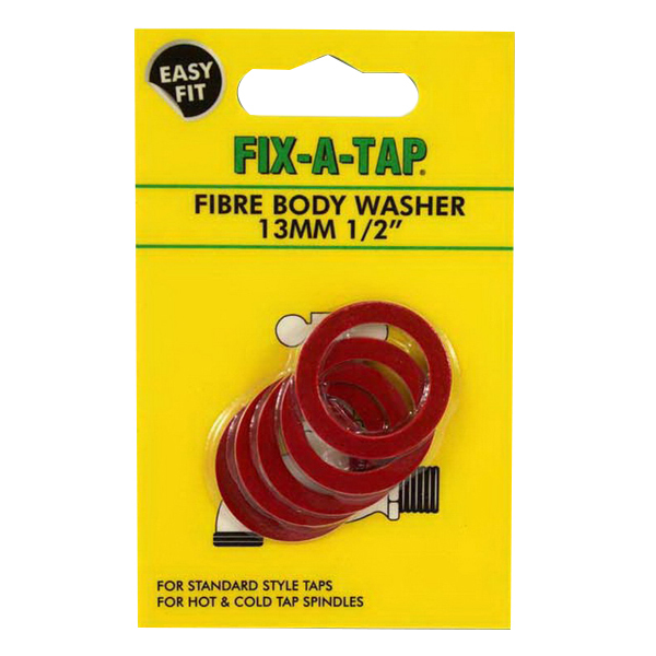 FIBRE BODY WASHER 13MM 5PK