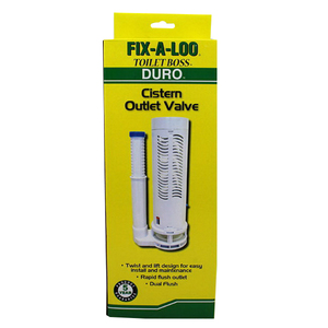 OUTLET VALVE TOILET BOSS DURO