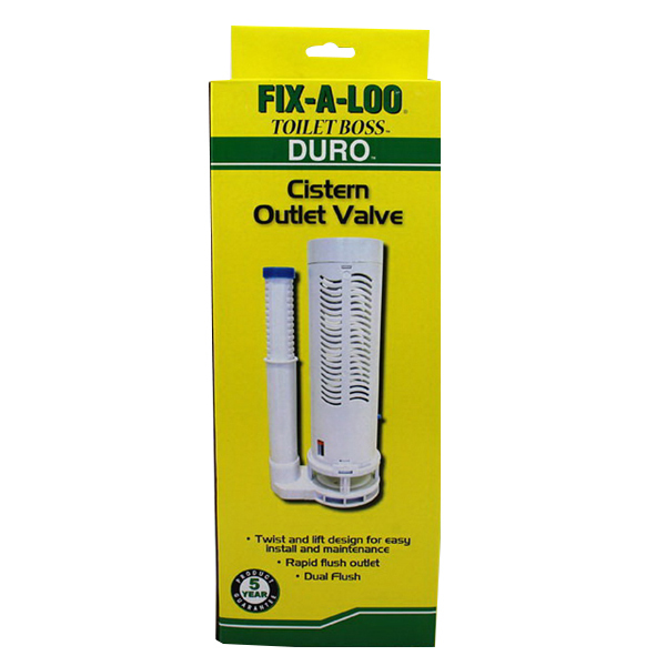 OUTLET VALVE TOILET BOSS DURO