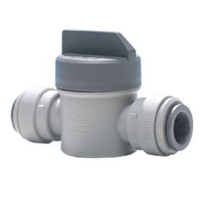 SHUTOFF BALL VALVE STRAIGHT 1/4 T X 1/4