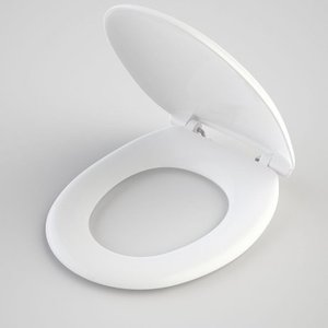 CARAVELLE CARE DBL FLAP TOILET SEAT WHIT