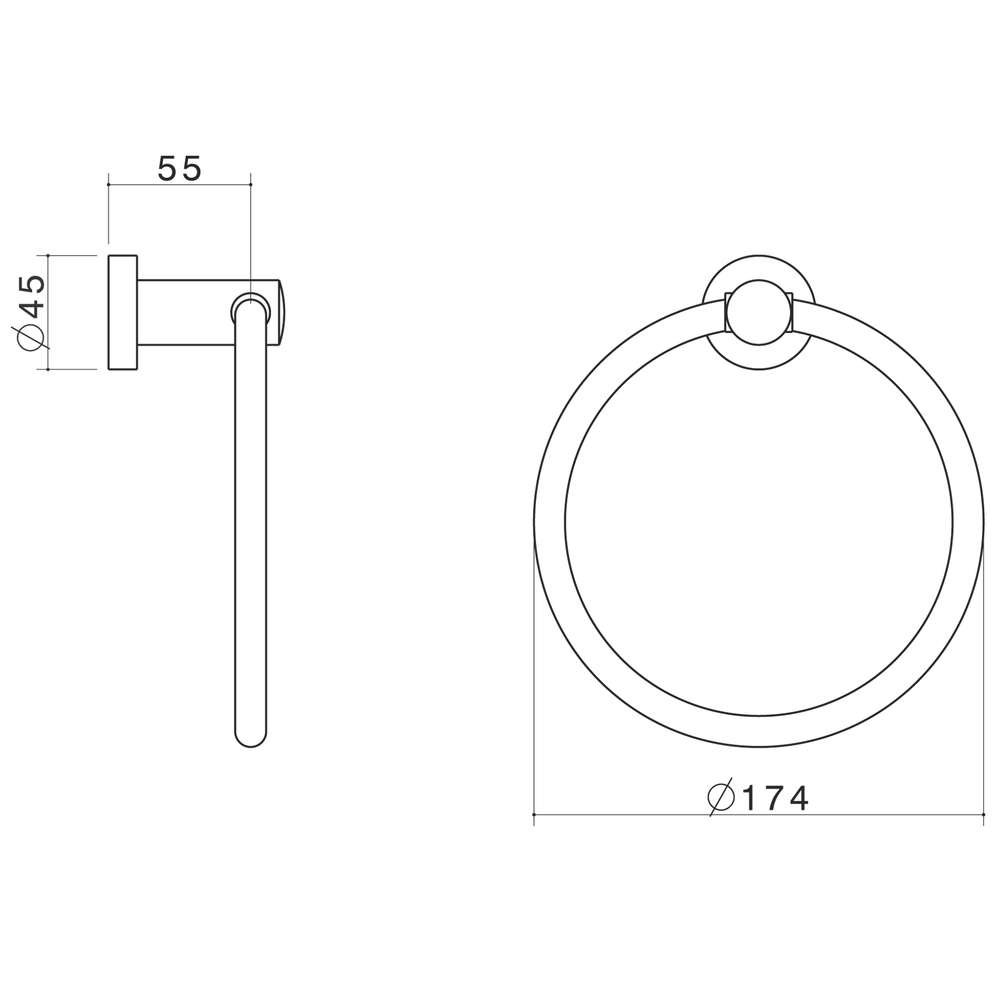 TOWEL RING COSMO CP