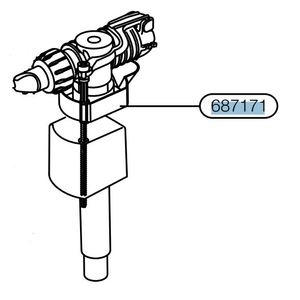 INLET VALVE UNIFILL BAYONET