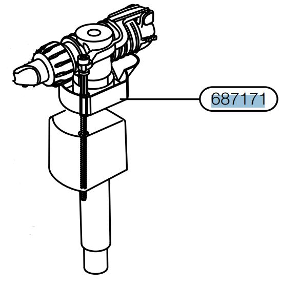 INLET VALVE UNIFILL BAYONET