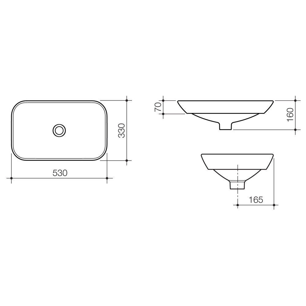 GEM INSET VANITY BASIN NTH NOF