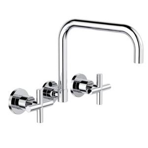 CLARK CROSS WALL SINK SET CP