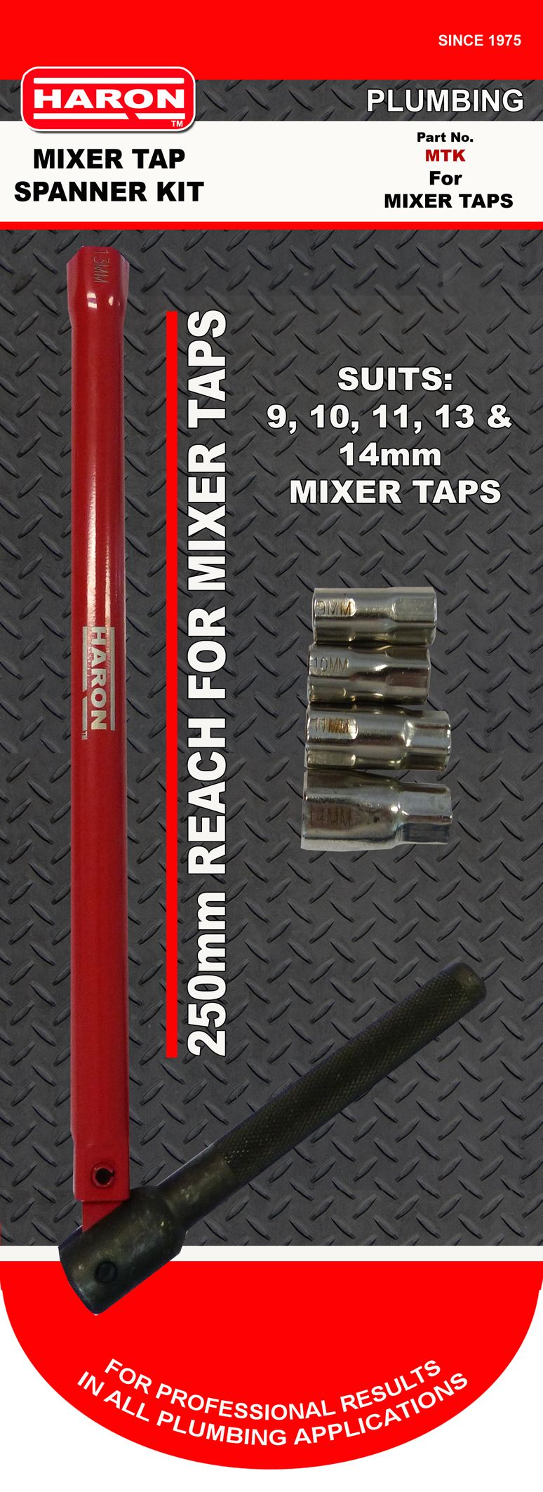 MIXER TAP SPANNER KIT 9- 10-11-13-14mm