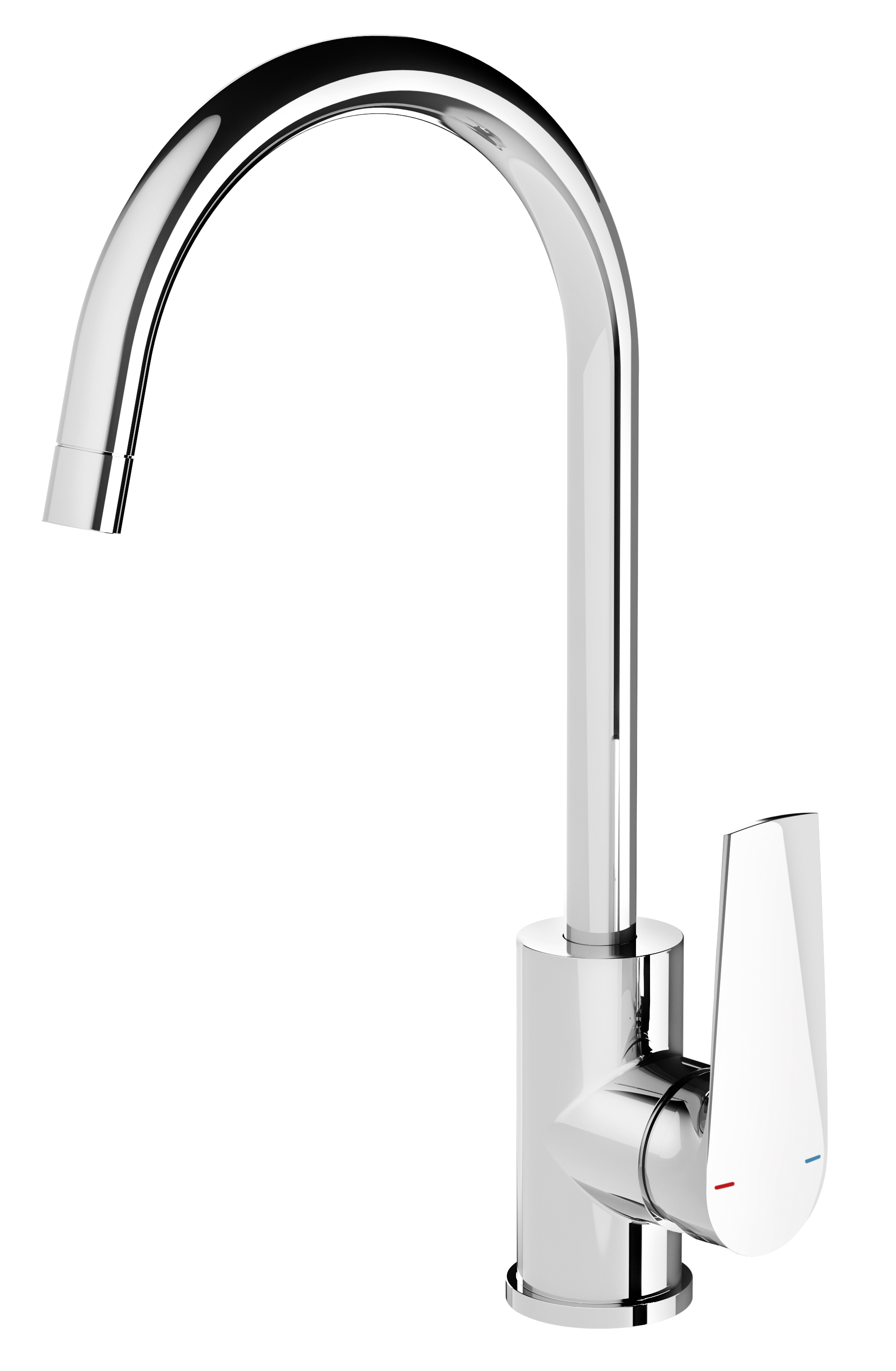 ARLO SINK MIXER 200MM G/NECK CP