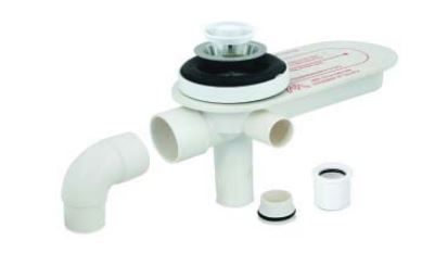 TRIPLE BATH WASTE CONN KIT STD CHR 40MM