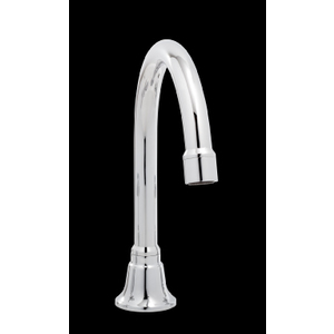 HOB SINK SPOUT G/NECK DORSET CP 175MM