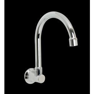 WALL SINK SPOUT G/NECK DORSET CP 175MM