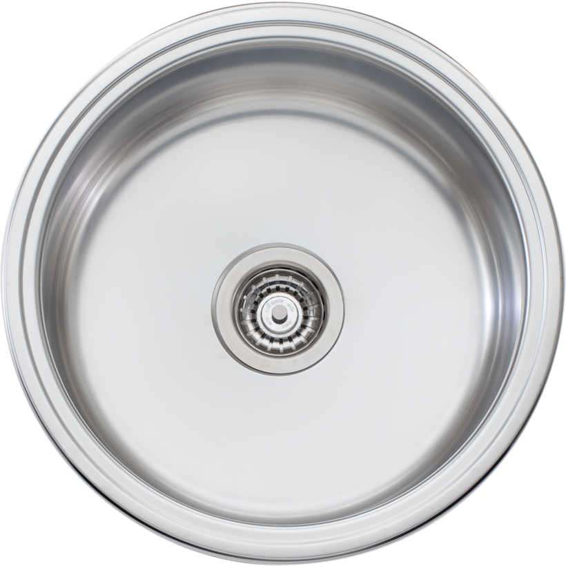 SINK ROUND BOWL SOLITAIRE NTH 490MM