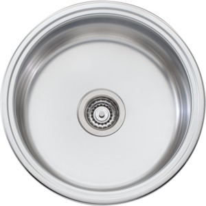 SINK ROUND BOWL SOLITAIRE NTH 490MM